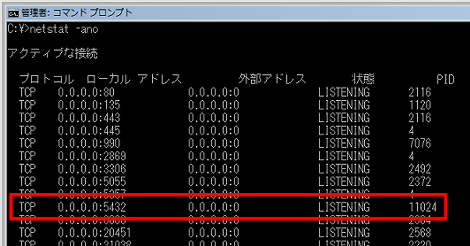 Windowsで使用されているポートを調べる方法 小粋空間