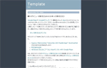 FC2ブログ・1カラムテンプレート