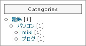 トップページでの表示