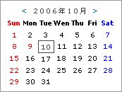 Ajax 月送りカレンダー