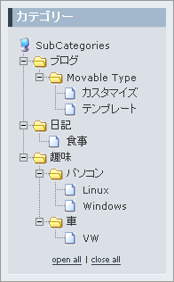 dTreeのサンプルへ