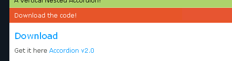 「Get it here Accordion v2.0」のリンクをクリック