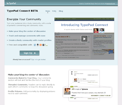 TypePad Connect