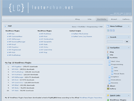 lesterchan.net のサイト