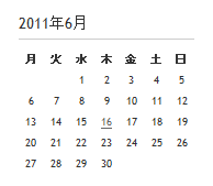 MondayCalendarプラグイン