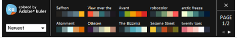 Adobe Kulerのカラーピッカー