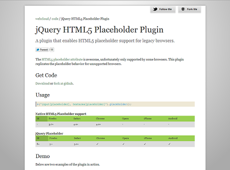 jQuery-Placeholder