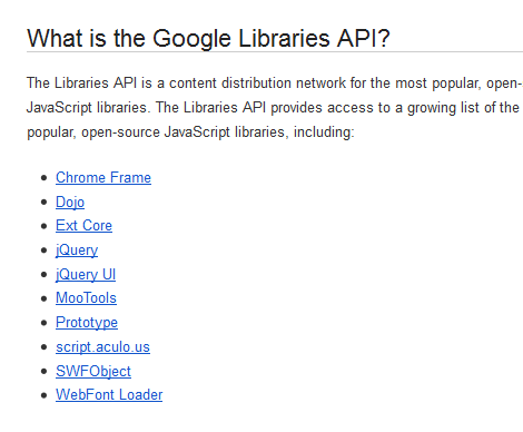 Google Libraries API