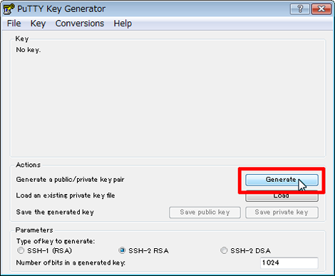 PuTTY Key Generater