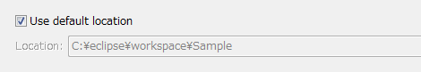 デフォルトロケーション