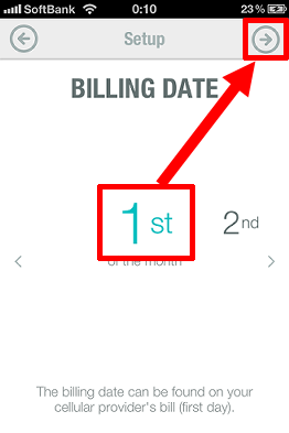 BILLING DATE