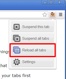 Reload all tabs
