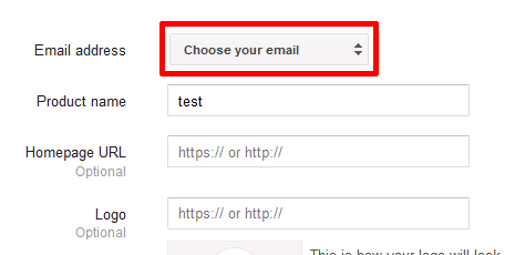 Choose your email