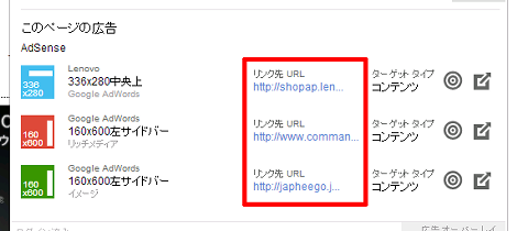 リンク先URL