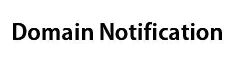 Domain Notification