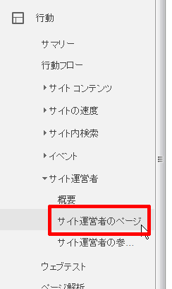 サイト運営者のページ