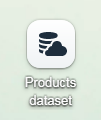 Products dataset