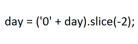 JavaScriptの時間を0パディングする