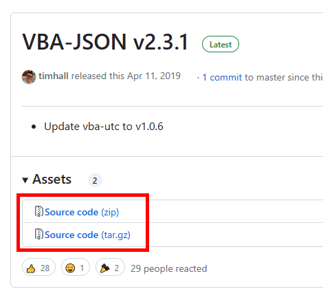 VBA-JSON